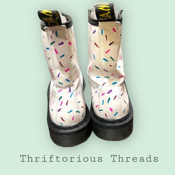 Hand Painted Combat Boots - Picture 4 of 6